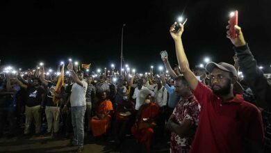 Sri Lanka Police opened fire on protesters 1 dead 13