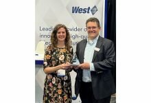 1653425093 West Receives Exhibitor Award for Proprietary DeltaCube Modeling Platform at