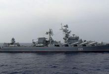 A missile attack sank a prized Russian cruiser So are