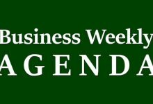 Business Weekly Agenda for May 31