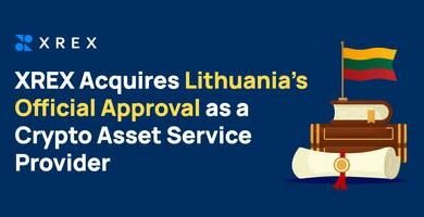 XREX Receives Official Approval of Lithuania as a Crypto Asset