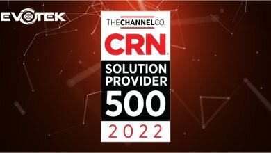 1654108441 EVOTEK named in CRNs 2022 Solution Provider 500 list for