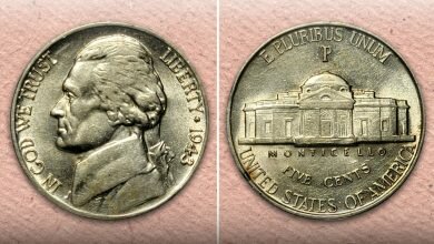 Rare Jefferson Nickel with Double Error Sells for 300